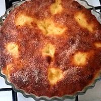 recette Tarte briochée au sucre  ( facile et super bonne )