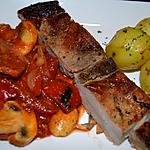 recette Rouelle de Porc à l' Andalouse