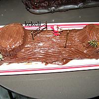 recette Bûche de Noël caramel et praliné