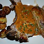 recette Carré de Porc aux deux Moutardes et endives