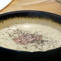 recette Velouté de Chou Fleur au Foie Gras  et Râpures de Truffes