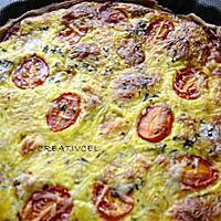 recette tarte tomates/estragon/fromage (prépa 20mns)