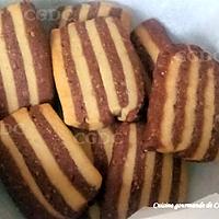 recette Biscuits marbrés au chocolat noisette et cannelle