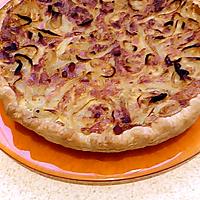 recette quiche oignons cancoillotte lardons