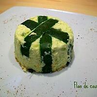 recette flan de courgette