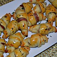 recette Mini Croissants Ricotta-Jambon