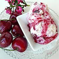 recette glace aux cerises & fromage blanc