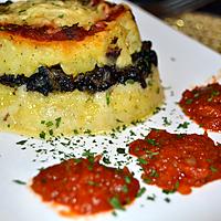 recette Parmentier Chou fleur , Pommes de Terre , Parmesan et Boudin Noir