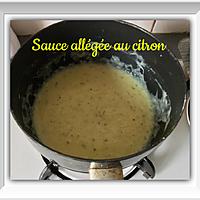 recette SAUCE ALLÉGÉE AU CITRON