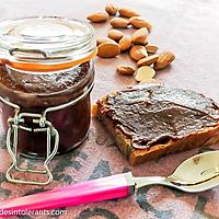 recette PÂTE À TARTINER CHOCOLAT PISTACHE sans gluten, sans lait, avec ou sans sucre