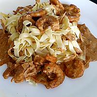 recette tagliatelle aux crevettes sauce tandoori