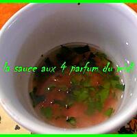 recette LA SAUCE AUX 4 PARFUMS DU MIDI