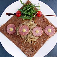 recette Galette bretonne au sarrasin et saucisson de Lyon