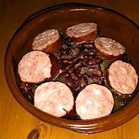 recette Saucisses au vin et haricots rouges