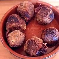 recette Boulettes panées au cœur crémeux