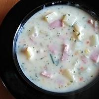 recette Soupe crémeuse pommes de terre bacon