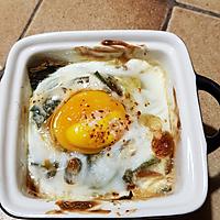 recette Œuf cocotte aux poireaux