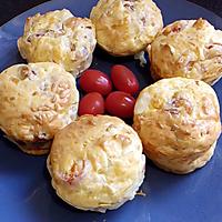 recette muffins pancetta tomates cerise chévre