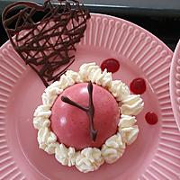 recette Dôme framboise