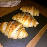 recette Croissants fourrés jambon fromage