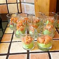 recette verrine avocat saumon