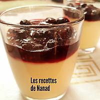 recette Crème custard au lait de coco et sa compote de fruits rouges