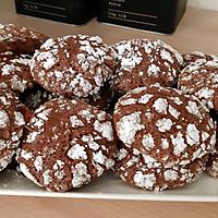 recette .Biscuits craquelés au chocolat