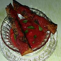 recette Soupe de fraises et ses tartines feuilleter