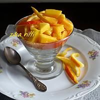 recette Salade de fruits- Mangues et Melon en Verrines