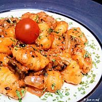recette Gnocchis maison à la tomate et aux champignons