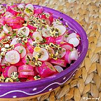 recette Salade de radis aux flocons de lentilles vertes