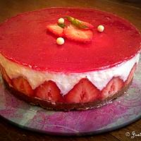 recette Bavarois façon fraisier