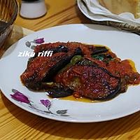 recette MOUSSAKA BÔNOISE-AUBERGINES-POIVRONS ET SAUCE TOMATE AU FOUR