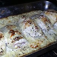 recette Blancs de dinde farcies roulées gratinées