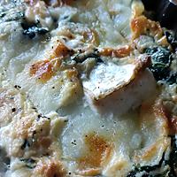 recette Quiche sans pâte aux épinards frais, gorgonzola et mozzarella