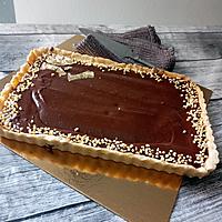 recette Tarte sablée au noix chocolat crème de châtaigne