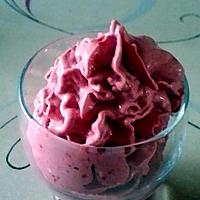 recette ice cream framboise banane de 10 mn