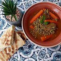 recette Tajine petits pois carottes