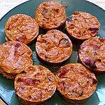 recette petit flans de ratatouille lardons fumé