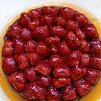 recette tarte sans pate chocolat aux fraises