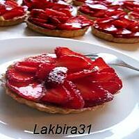 recette mmmm!!Tartelettes aux fraises