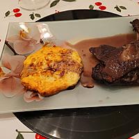 recette Cuisses de canard - sauce cassis