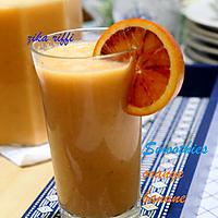 recette Smoothie orange- banane- citron- miel et yaourt nature