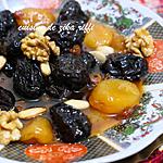recette Marka hlouwa 3ayn bakra-tajine sucré salé aux pruneaux, raisins secs et abricots à l'agneau