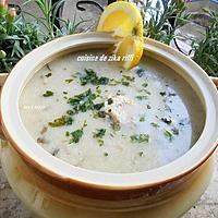 recette JARI ABYAD- SOUPE BLANCHE ( CHORBA BEIDA )