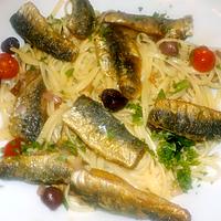 recette Linguines aux filets de sardines