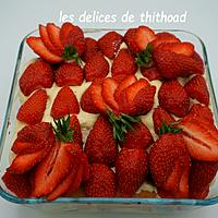 recette tiramisu aux fraises