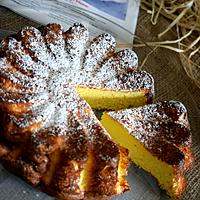 recette Gâteau léger à la noix de coco et son coulis de mangue