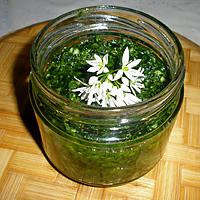 recette Pesto à l'ail des ours