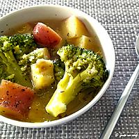 recette Bouillon de brocolis à la coriandre